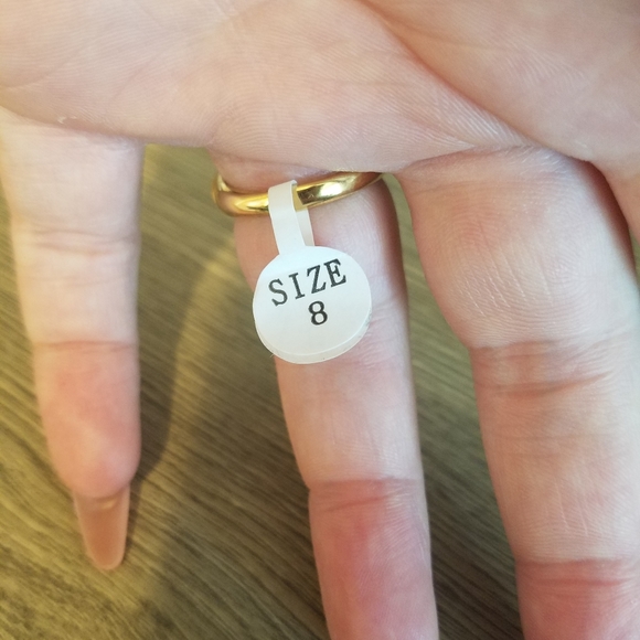Bohomoon Size 8 Tarnish Proof Ring - Picture 3 of 3